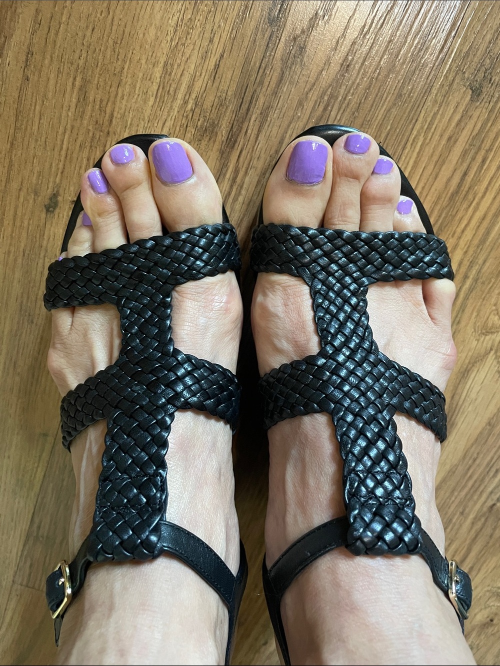 Kate Spade Women's Black Braided Strap Sandals - Classic Summer Style